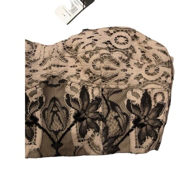 NWT bcbgmaxazria Corset in black & tan size medium - Picture 5 of 12